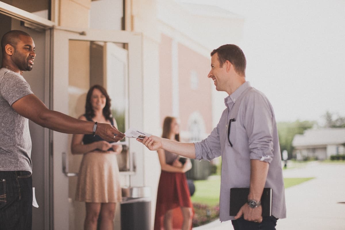 Church community welcoming