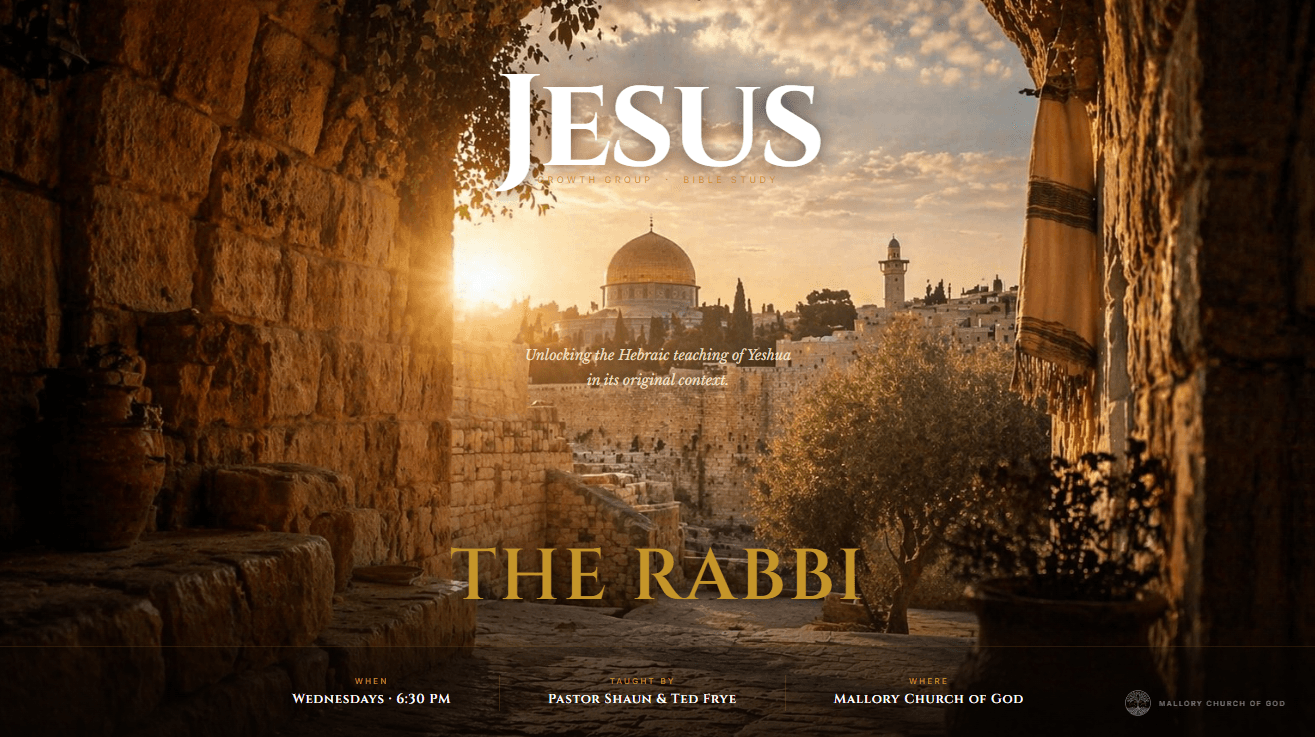 Jesus The Rabbi promotional graphic